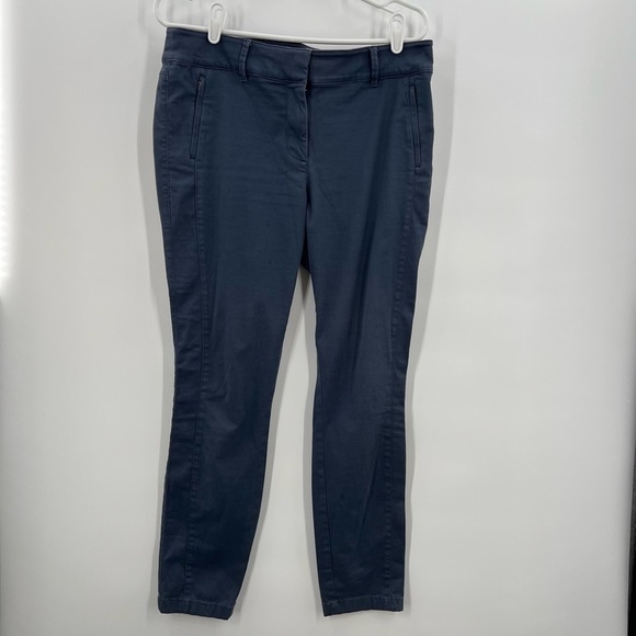 Loft Marisa Fit Blue Straight Leg Trouser Pants - Picture 1 of 8